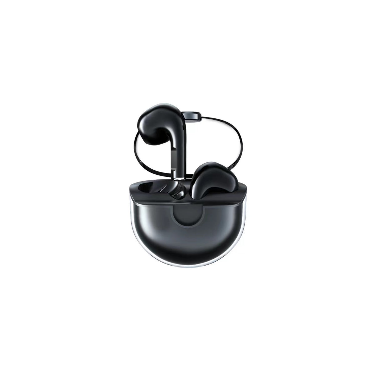 Clear Top Bluetooth Earphone With Charger Vista Shops