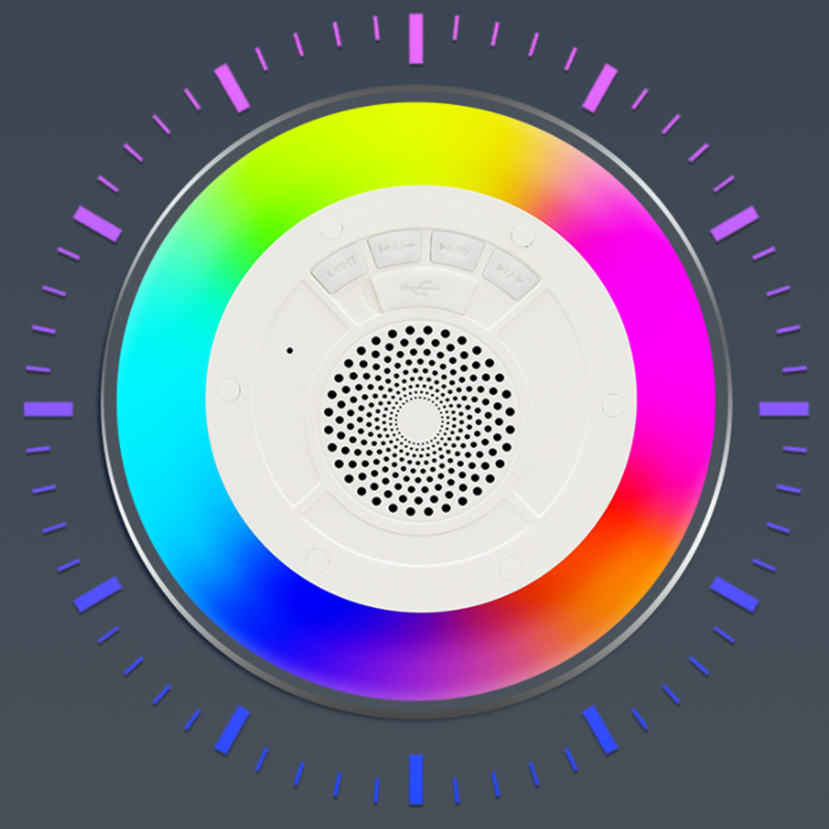 Floatilla Bluetooth LED Enabled Waterproof Speaker For Pools And Outdoors Vista Shops