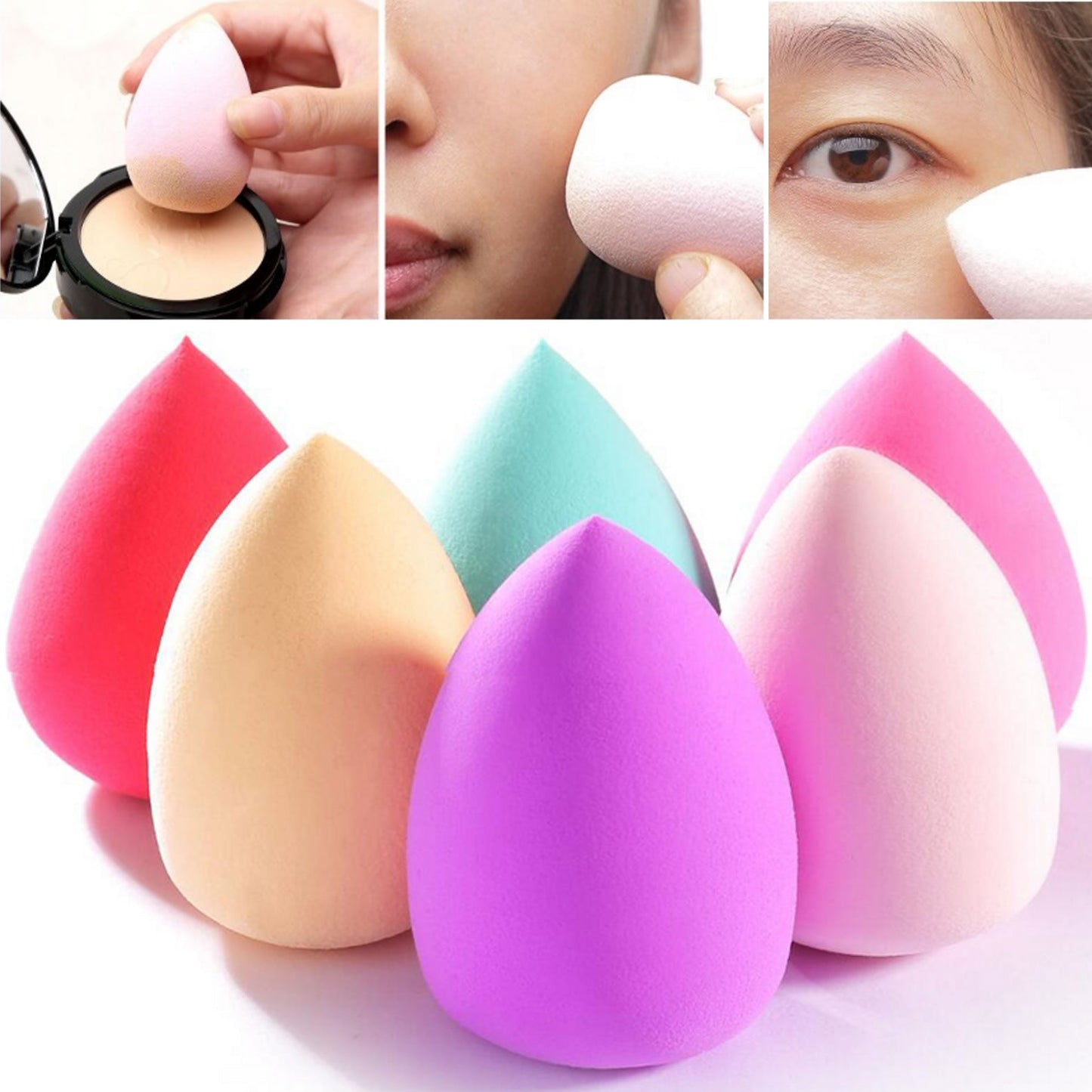 Good Living In Style Makeup Applicator 6 Piece Sponge Set Vista Shops