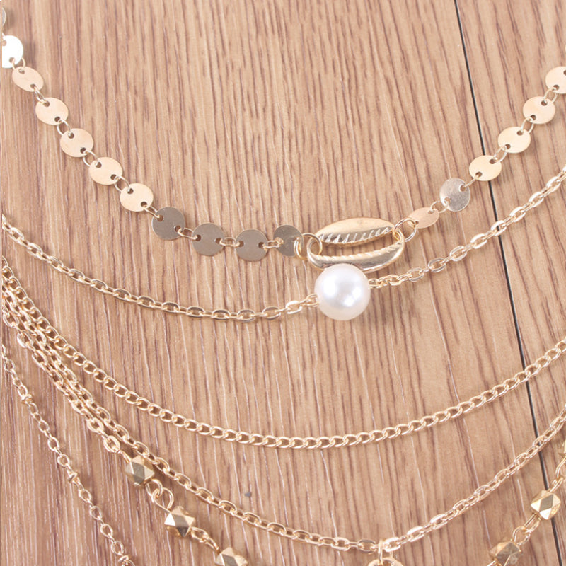 Island Girl Multi Layer Necklace Vista Shops