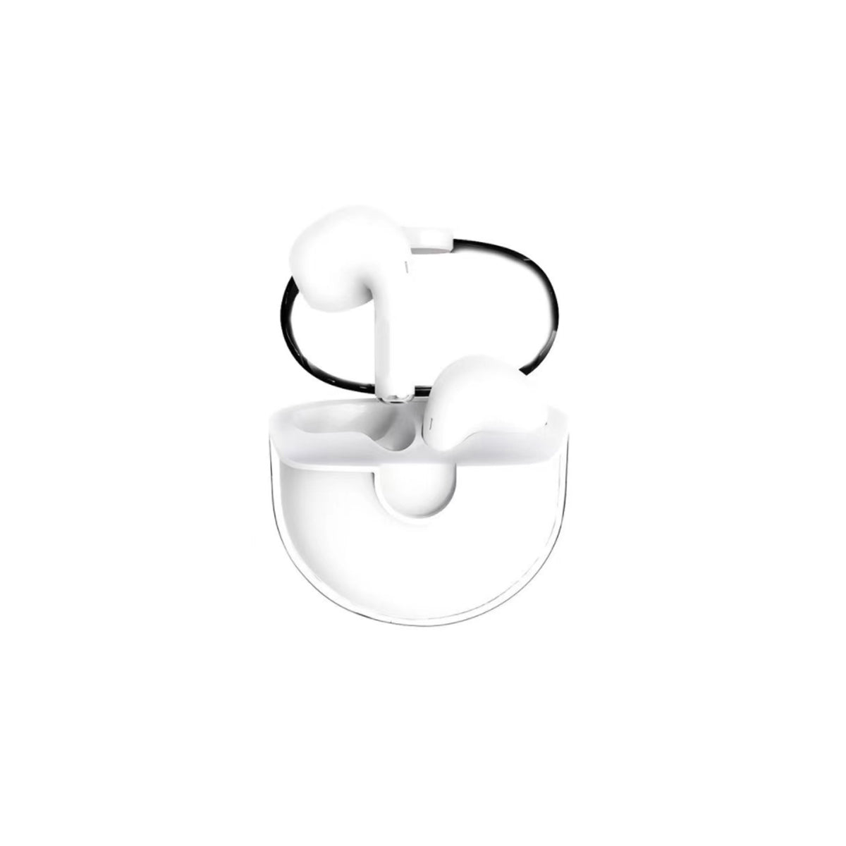 Clear Top Bluetooth Earphone With Charger Vista Shops