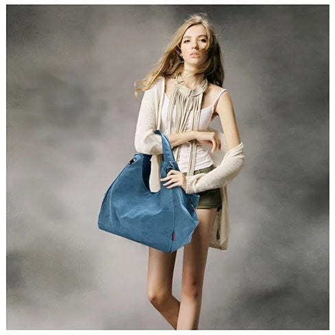 Discovery Journey Canvas Shoulder Bag with FREE Mini Umbrella Vista Shops