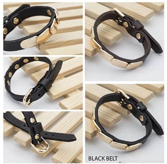 LinkBling Genuine Leather Bracelet Vista Shops