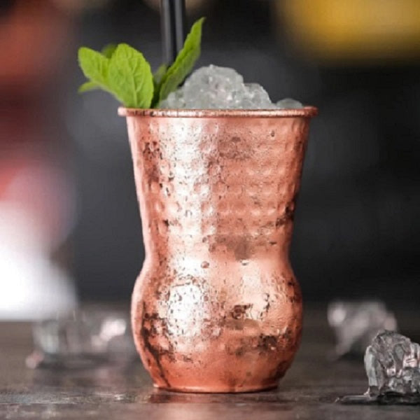 Urban Bar Tumblers In Hand Hammered Copper Vista Shops
