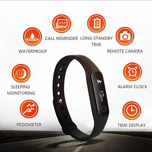 SmartFit Feather Lite Touch Screen Watch and 24/7 Activity Tracker + 1 Free Bonus Band Vista Shops