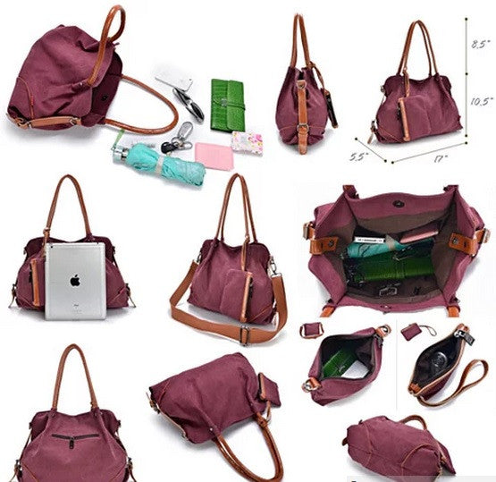 TRIBEKA 3 in 1 Shoulder Bag Plus Free Smartphone Charger From The Journey Collection Vista Shops