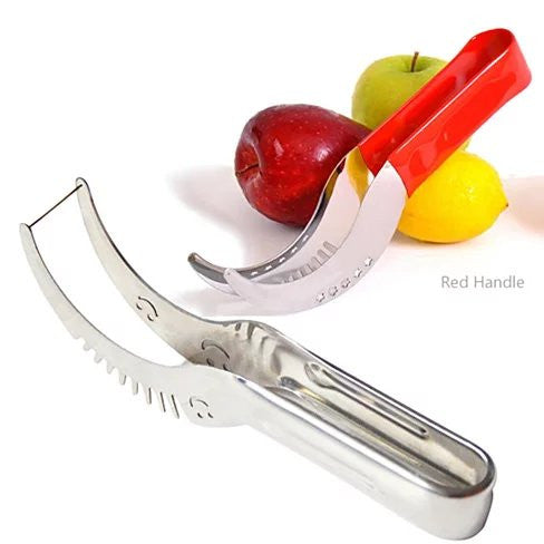 WOWZY RED/STELL Watermelon or any Melon Slicer and Cake With Mellon Baller And Fruit Carver Vista Shops