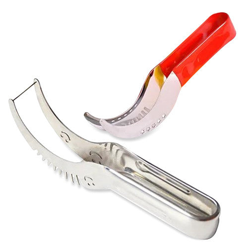 WOWZY RED/STELL Watermelon or any Melon Slicer and Cake With Mellon Baller And Fruit Carver Vista Shops