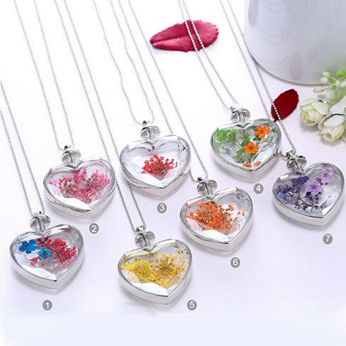 Wildflowers Would You Be Mine Vintage Feel Necklace Vista Shops