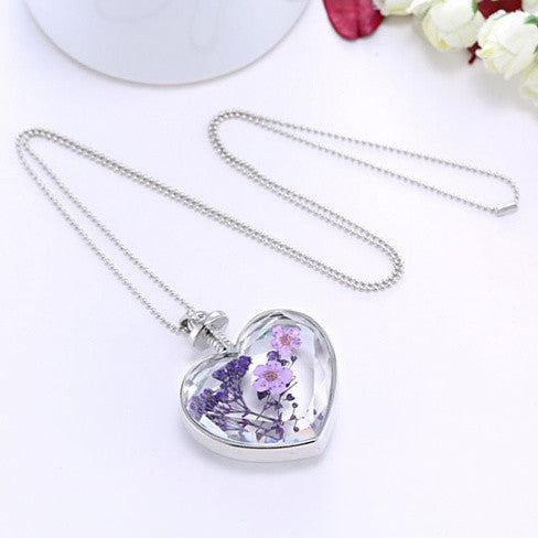 Wildflowers Would You Be Mine Vintage Feel Necklace Vista Shops
