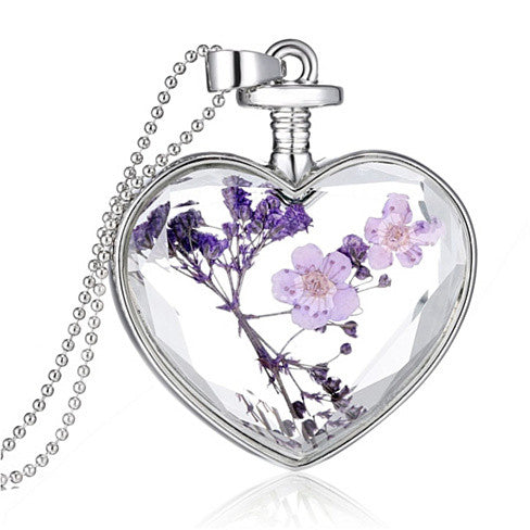 Wildflowers Would You Be Mine Vintage Feel Necklace Vista Shops