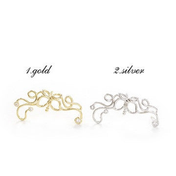 Message Of Love Butterfly And Diamond Crystal Earring And Clip Vista Shops