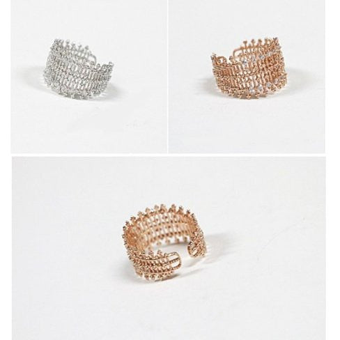 Bellezza Micro Pave Cocktail Ring Vista Shops