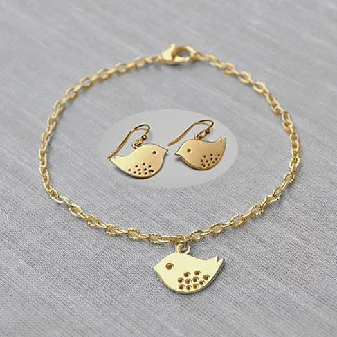 Set of Spring has Sprung Bracelet and Earrings Vista Shops