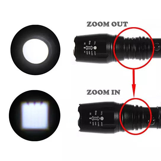 Zoom In A Flash Your Big Flash Light In Small Footprint + Bonus Bike Mount Free Vista Shops