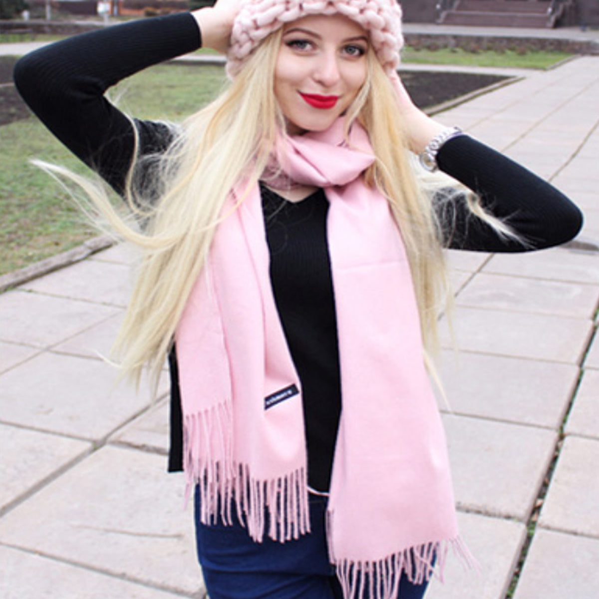 Lavisha Cashmere Blend Wool Scarf For Warmth And Elegance Vista Shops