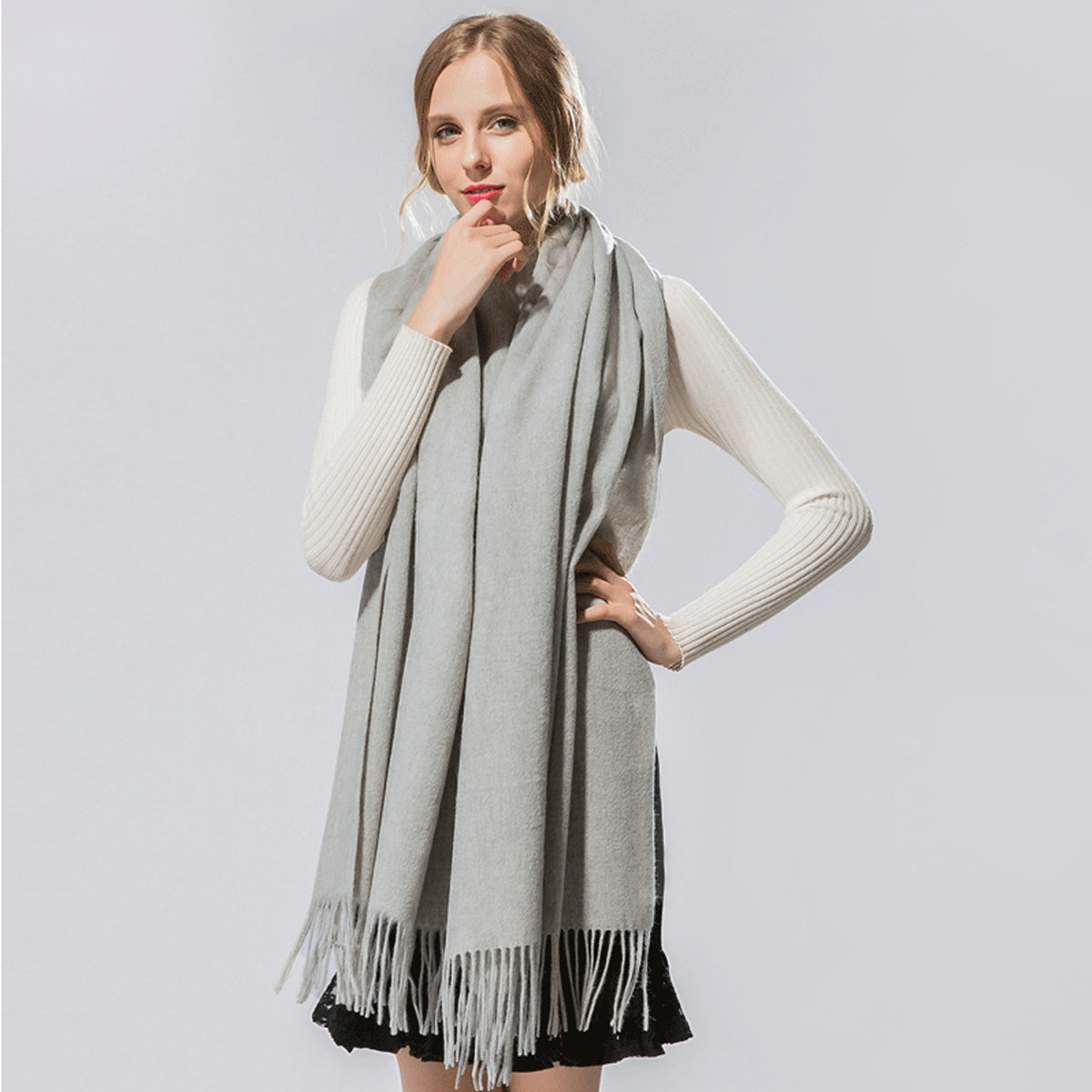 Lavisha Cashmere Blend Wool Scarf For Warmth And Elegance Vista Shops