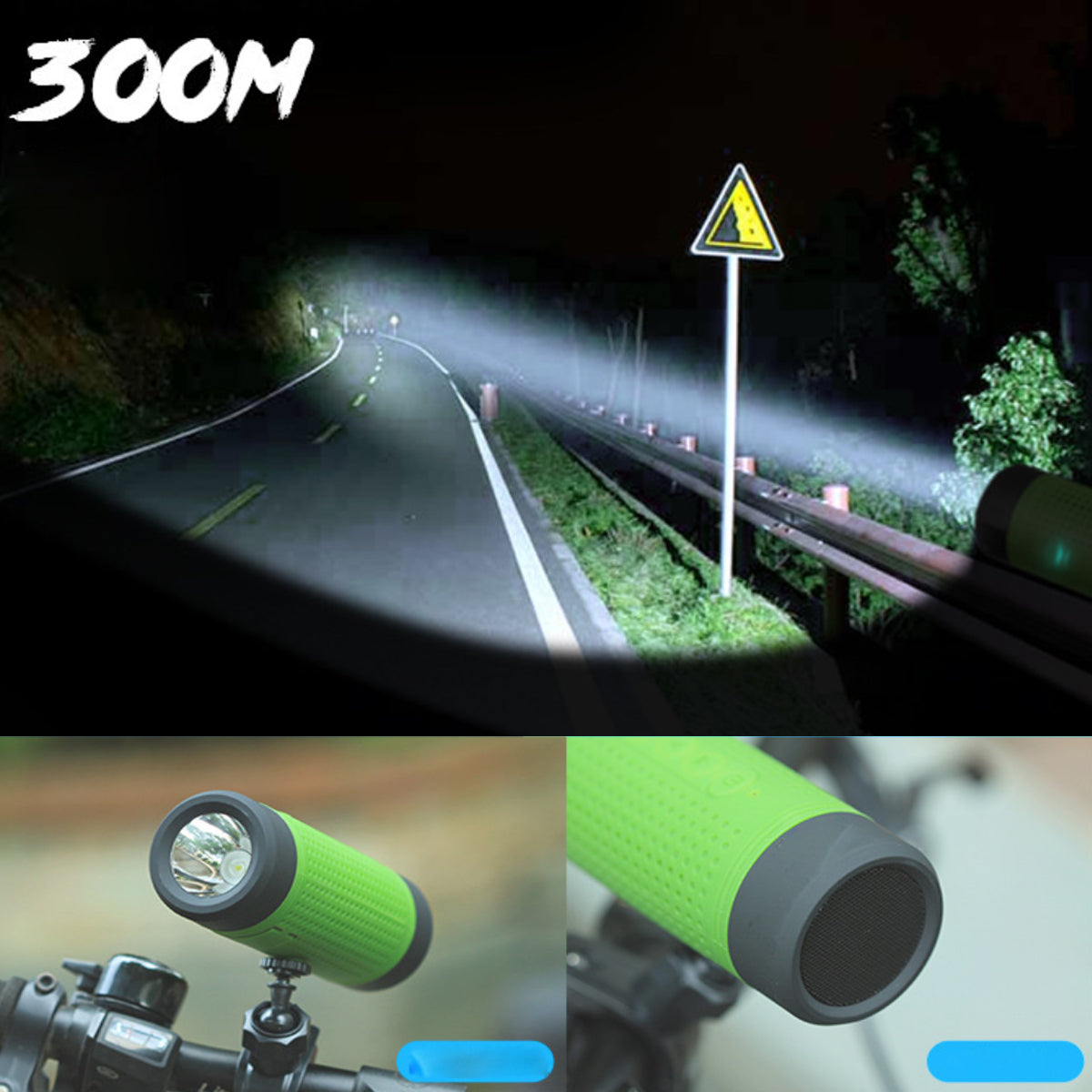 Bike Speaker and Light With Bluetooth Speaker Vista Shops
