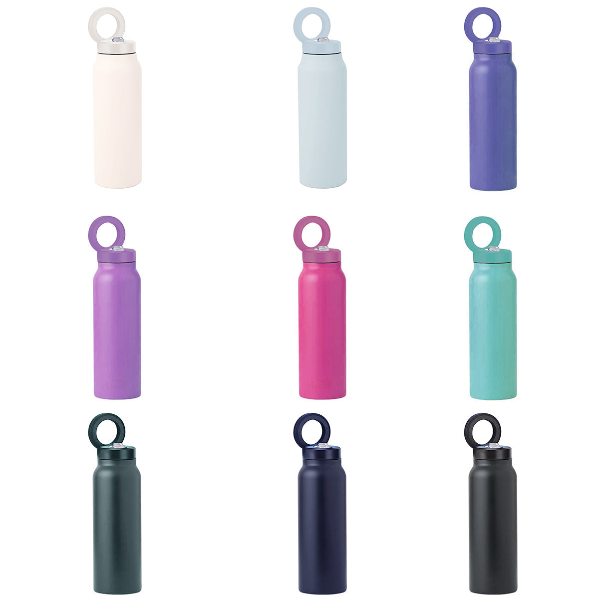 Aquaala Stick And Swivel Magnetic Cap Phone Holder Water Bottle