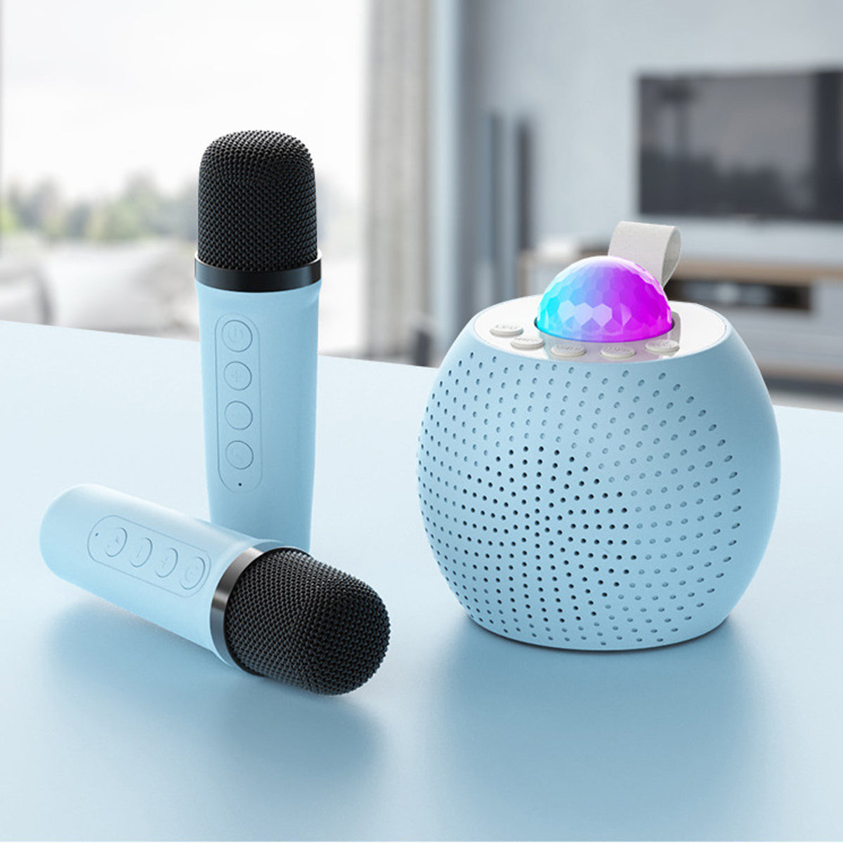 The Sing A Song Karaoke Player With Dual Microphone And Bluetooth Speaker Vista Shops