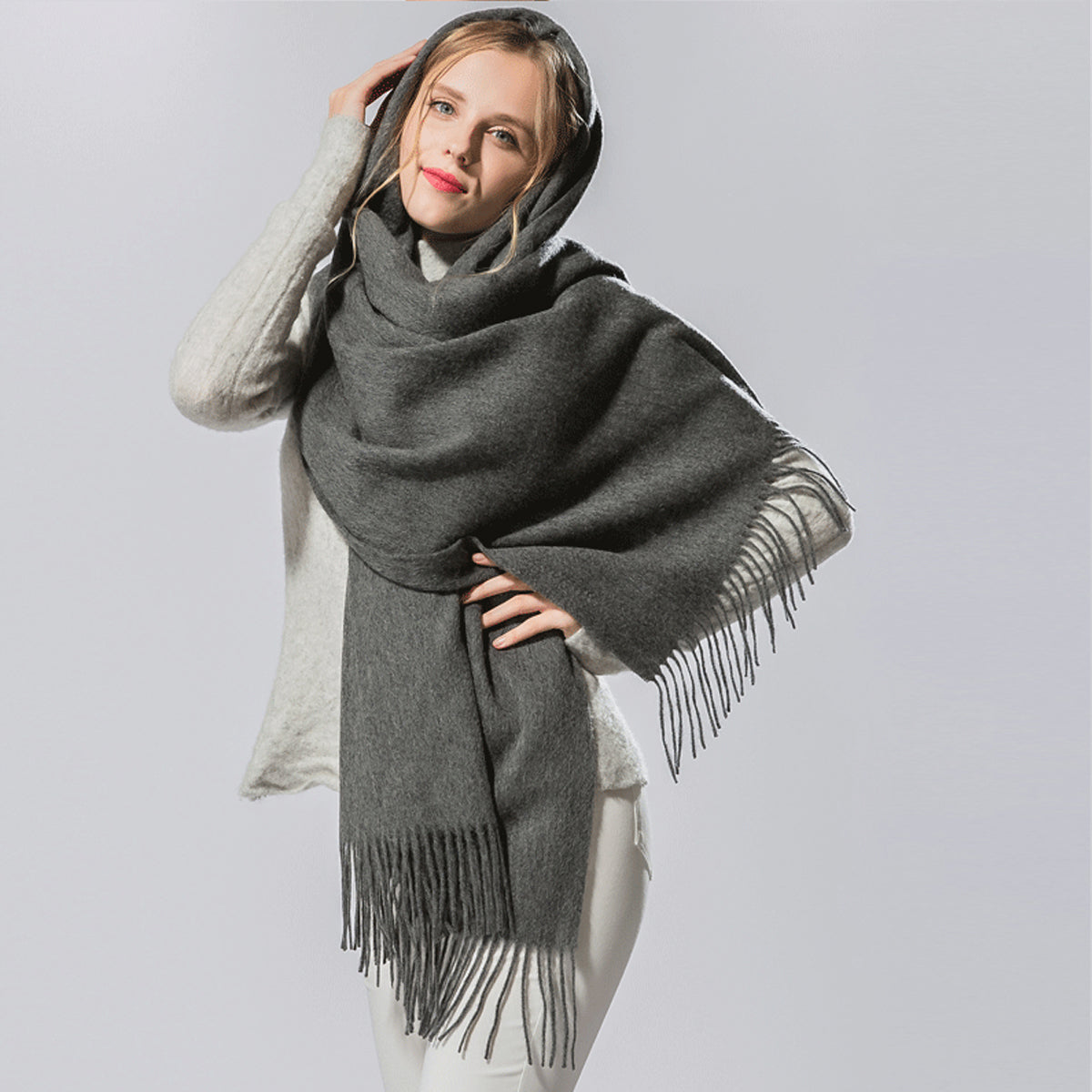 Lavisha Cashmere Blend Wool Scarf For Warmth And Elegance Vista Shops