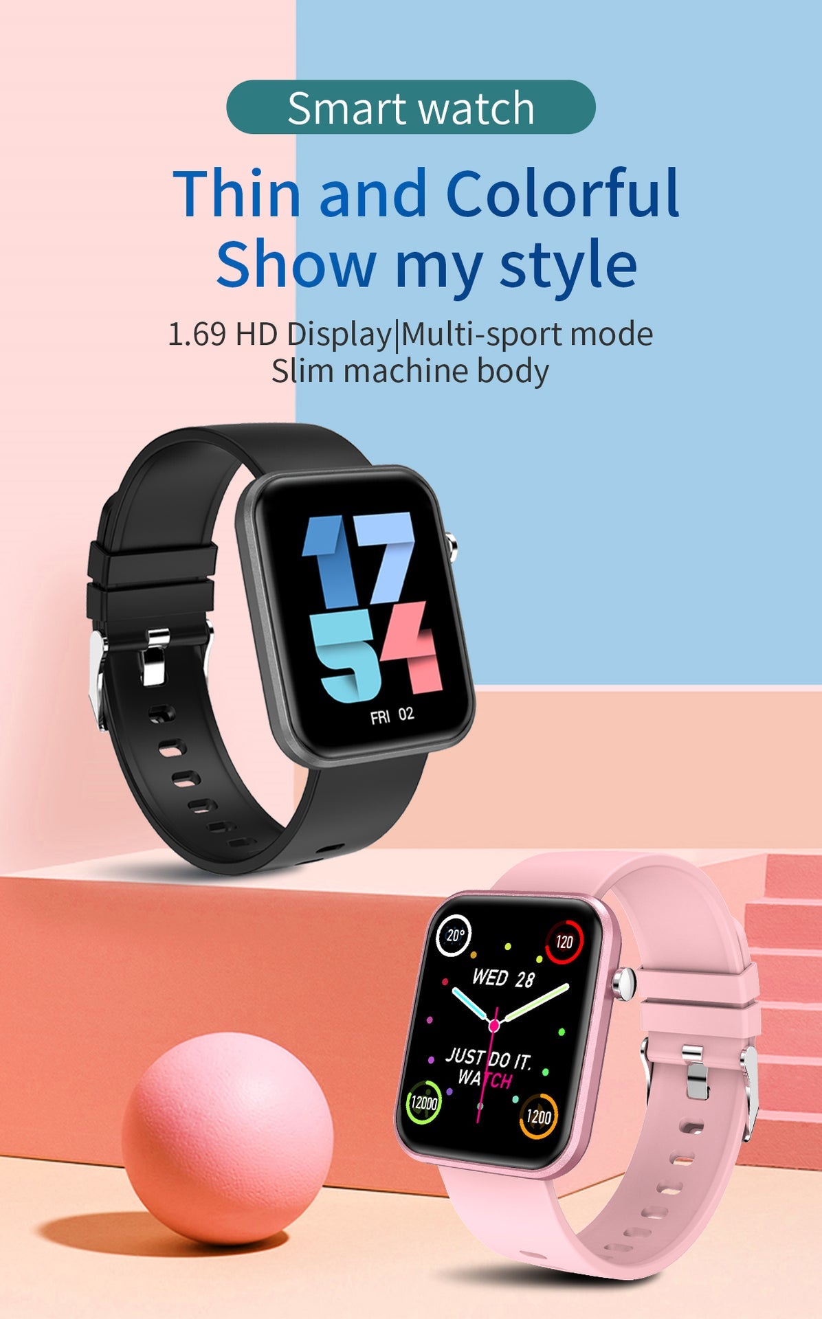 Advanced Smartwatch With Three Bands And Wellness + Activity Tracker Vista Shops