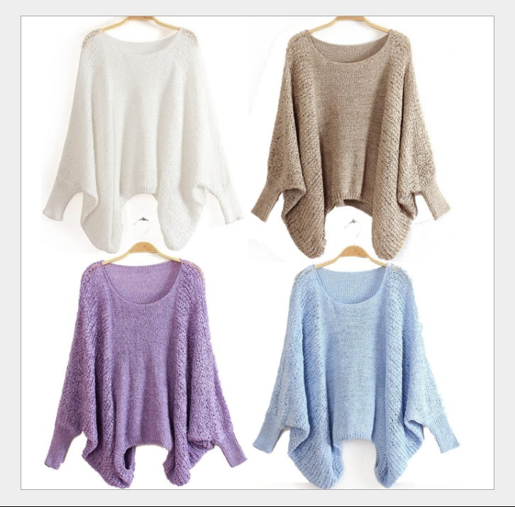 Butterfly Wings Weave Sweater Top VistaShops