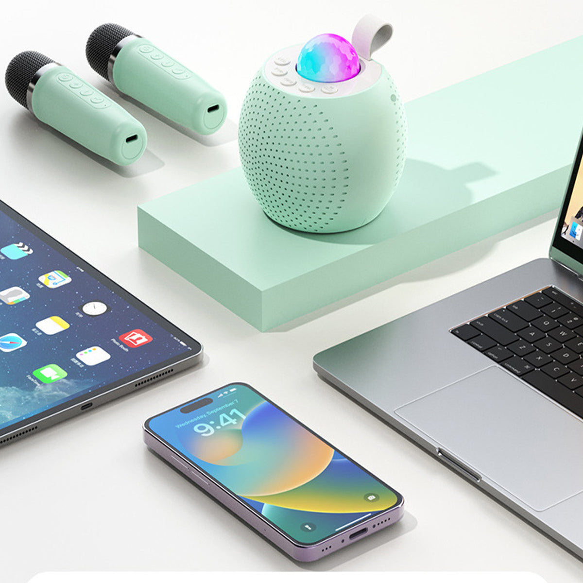 The Sing A Song Karaoke Player With Dual Microphone And Bluetooth Speaker Vista Shops