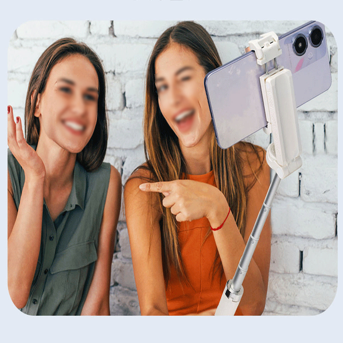 Golden Hours 360 Mini Selfie Stick Turn Quadpod For Best Content Creation Vista Shops
