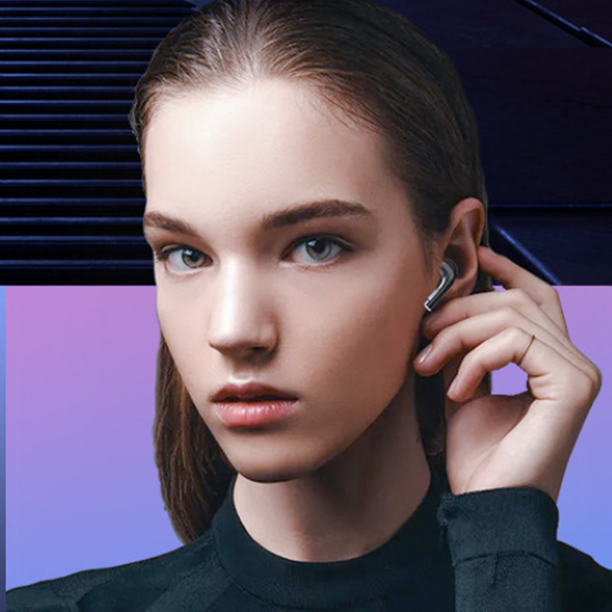Clear Top Bluetooth Earphone With Charger Vista Shops
