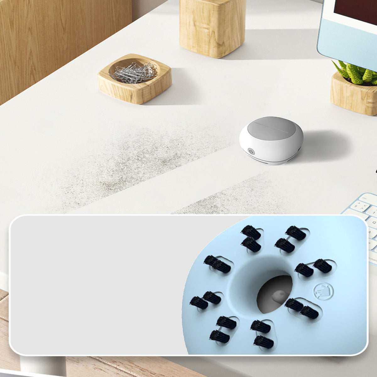 Quicker Picker Hand Held Power Suction Mini Desk Top Vacuum Cleaner Vista Shops