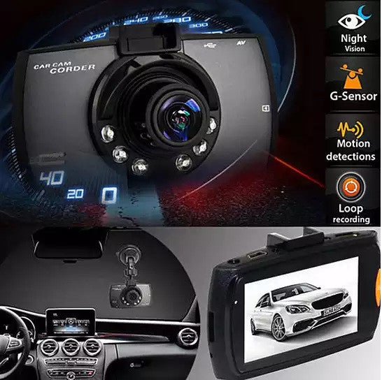 SafetyFirst HD 1080p Car Dash CamCorder with Night Vision Vista Shops
