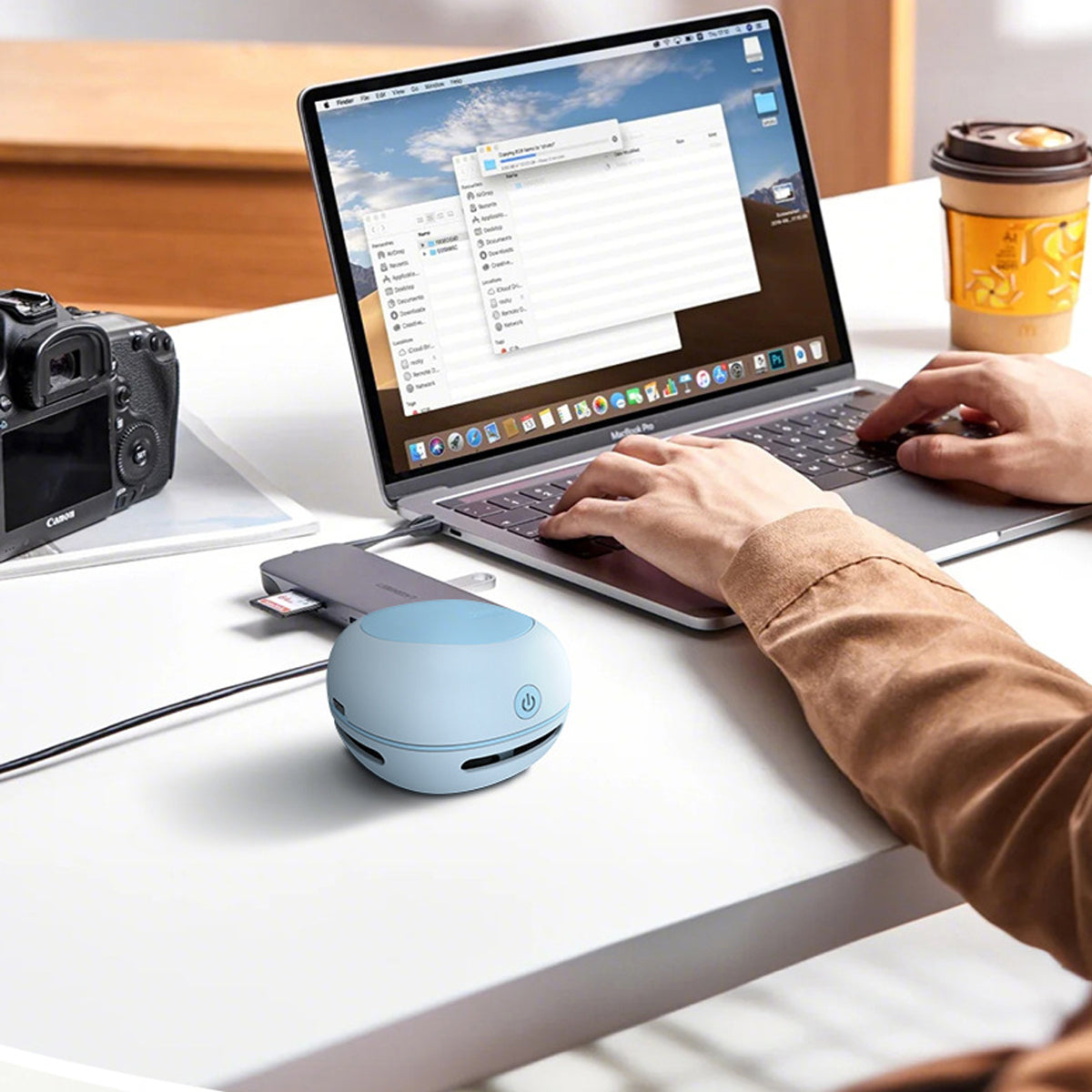 Quicker Picker Hand Held Power Suction Mini Desk Top Vacuum Cleaner Vista Shops