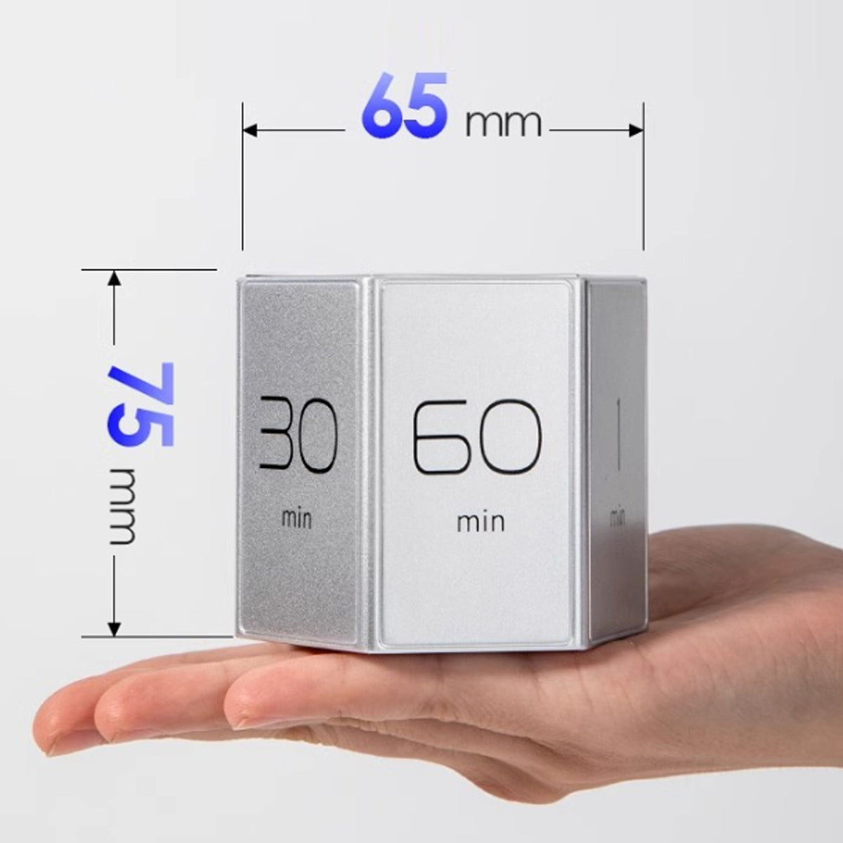 TimeFlip Pro Magnetic Hexagon Multifunctional Spot Timer For Self-discipline Vista Shops