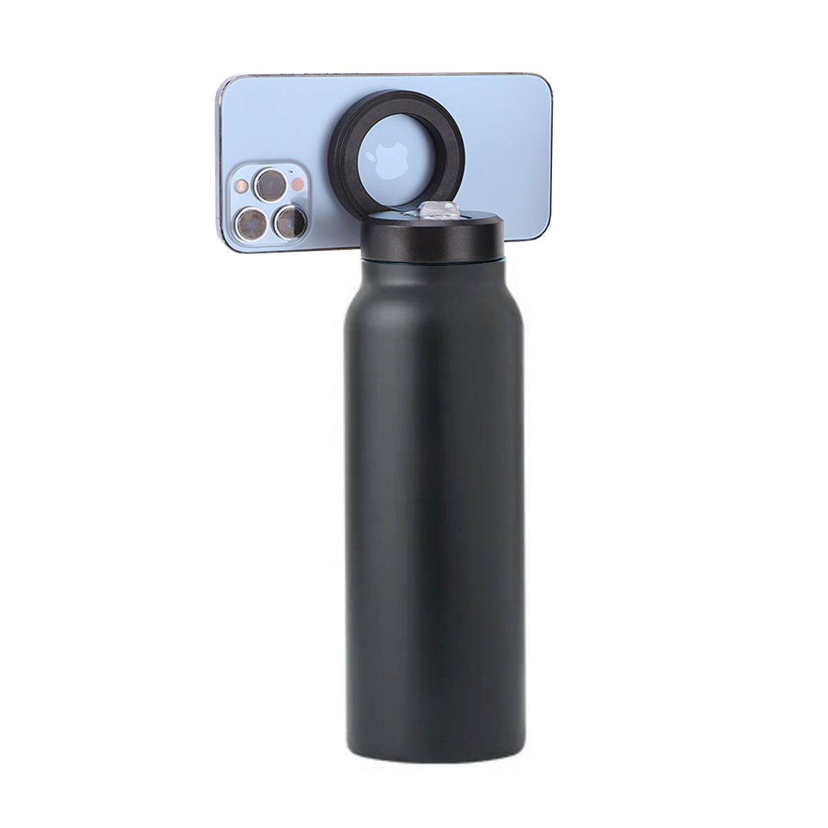 Aquaala Stick And Swivel Magnetic Cap Phone Holder Water Bottle