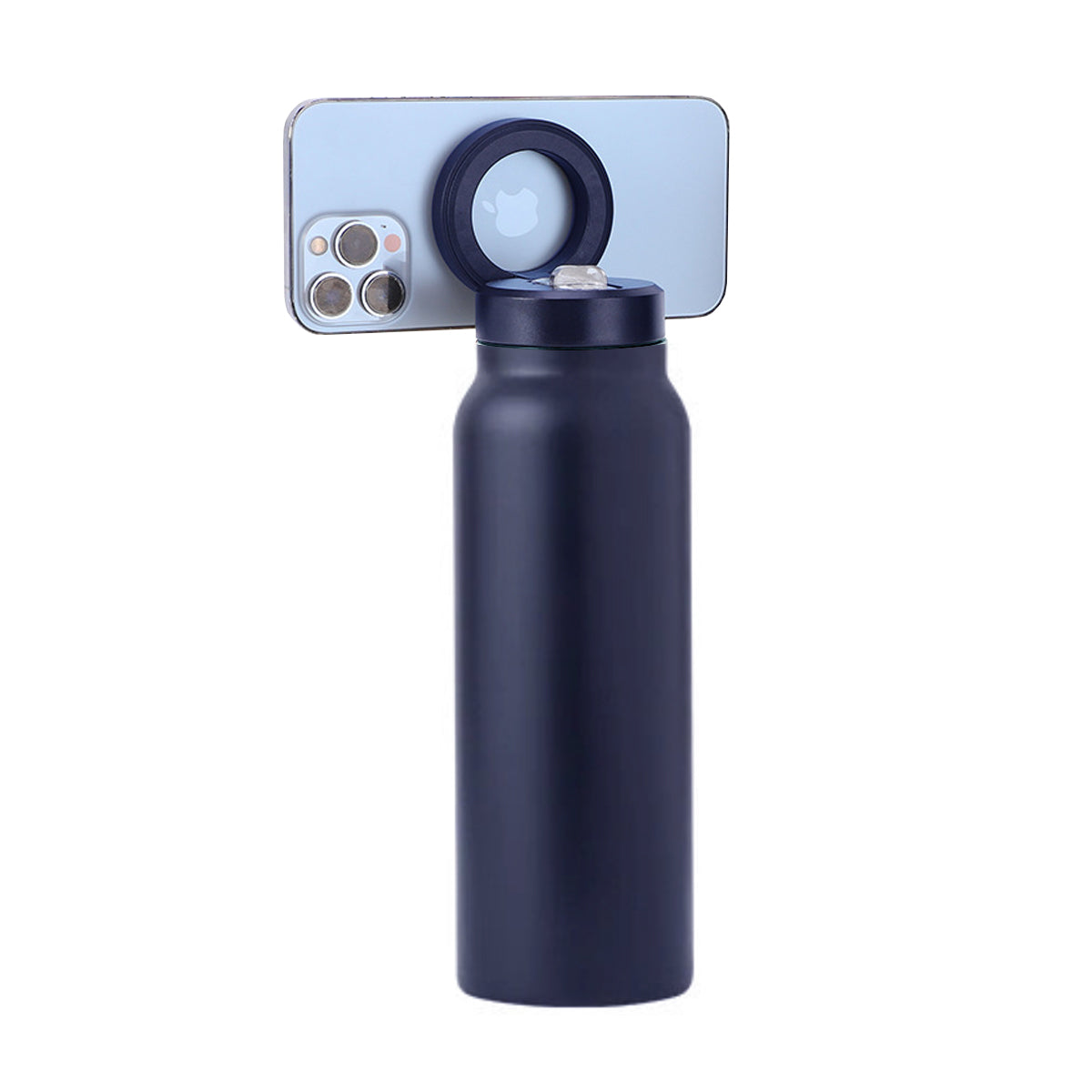 Aquaala Stick And Swivel Magnetic Cap Phone Holder Water Bottle