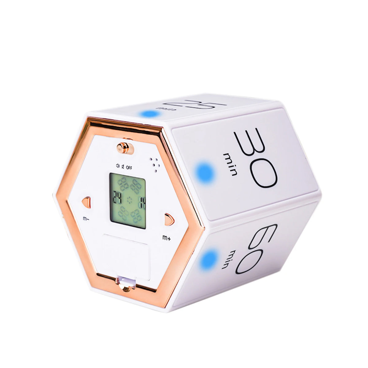 TimeFlip Pro Magnetic Hexagon Multifunctional Spot Timer For Self-discipline Vista Shops