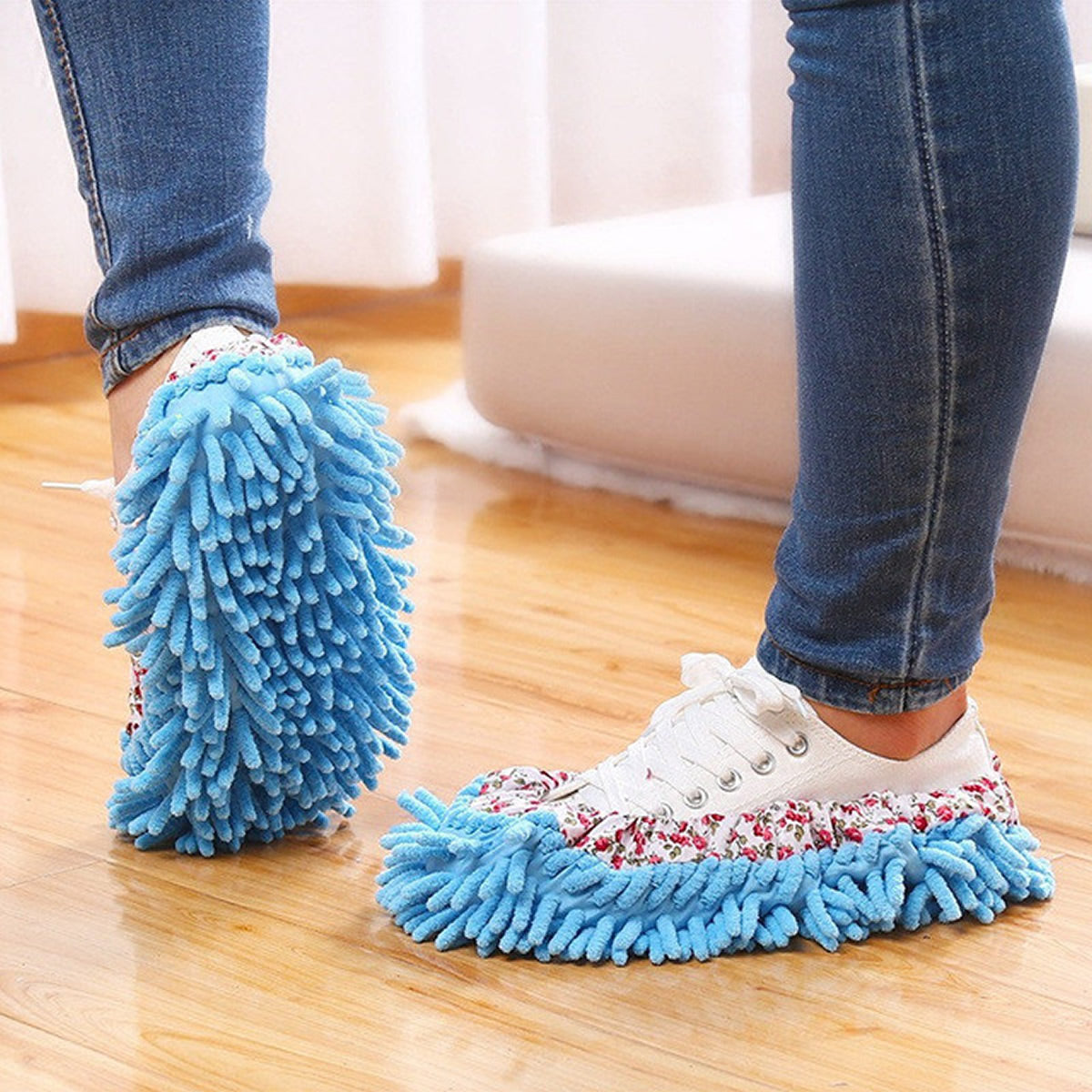Lazy Maid Quick Mop Slip-On Slippers 3 pairs Vista Shops