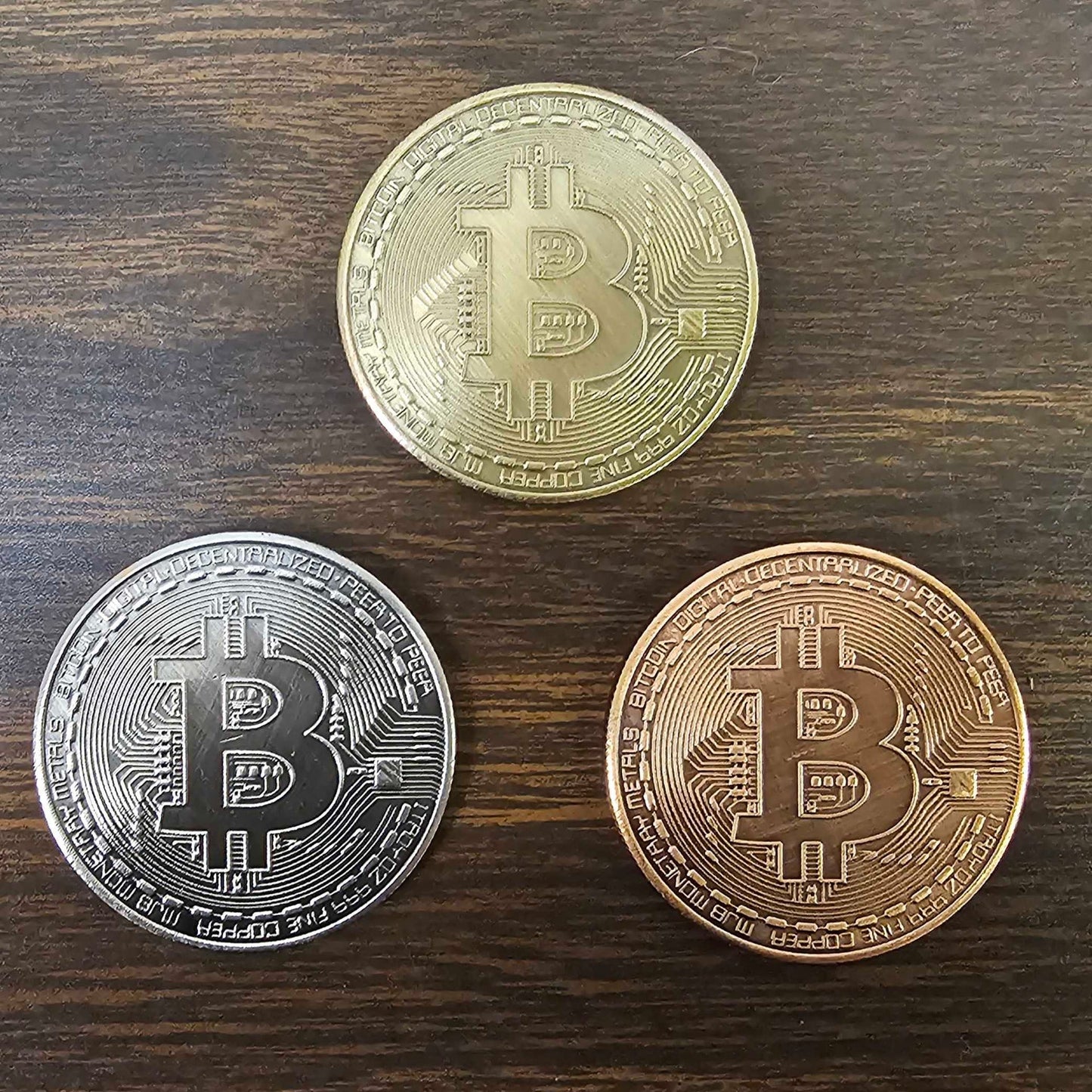 Bit Coins The Celebratory Coins In Crystal Clear Case SHOPS