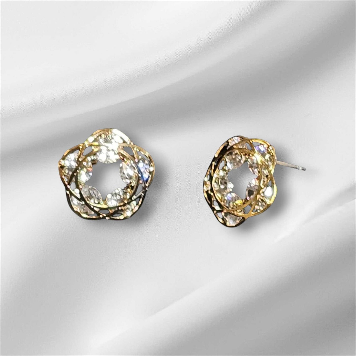 Five Star Stud Earrings A Good Luck Charm In Gold Silver And Rose Gold Vista Shops