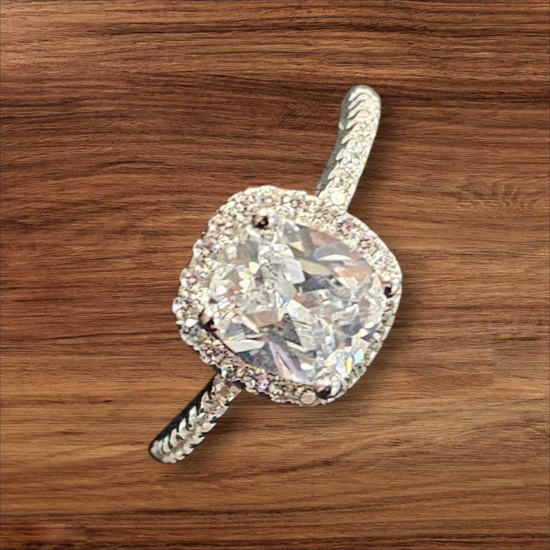 Lunara Crystal Rings In 3 Moonlike Colors VistaShops