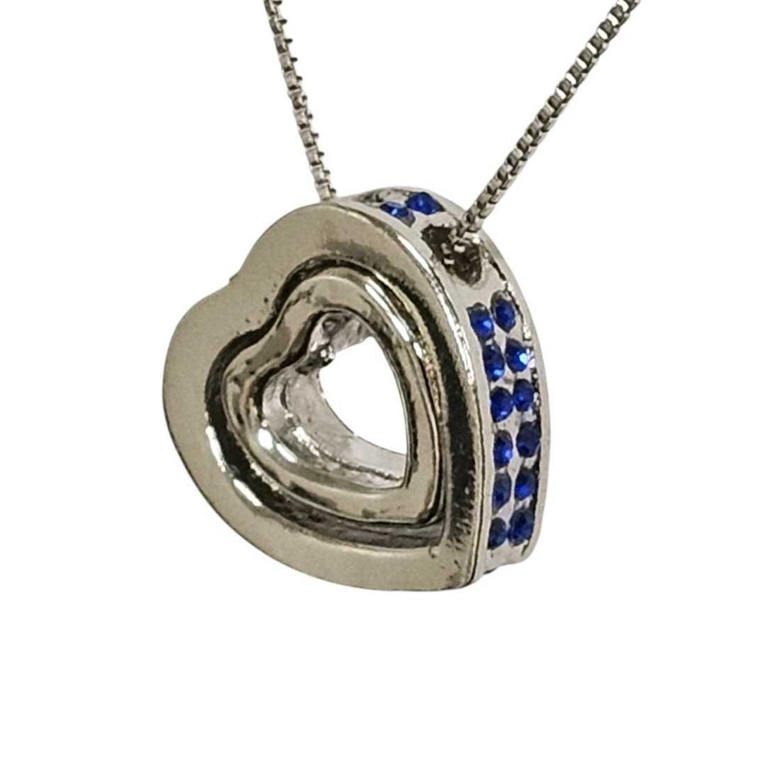 Hugging Hearts Pendant and Chain SHOPS