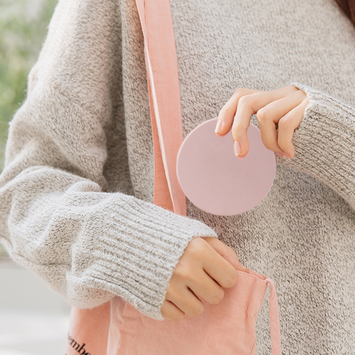 Compact Mirror With Portable Phone Charger Vista Shops