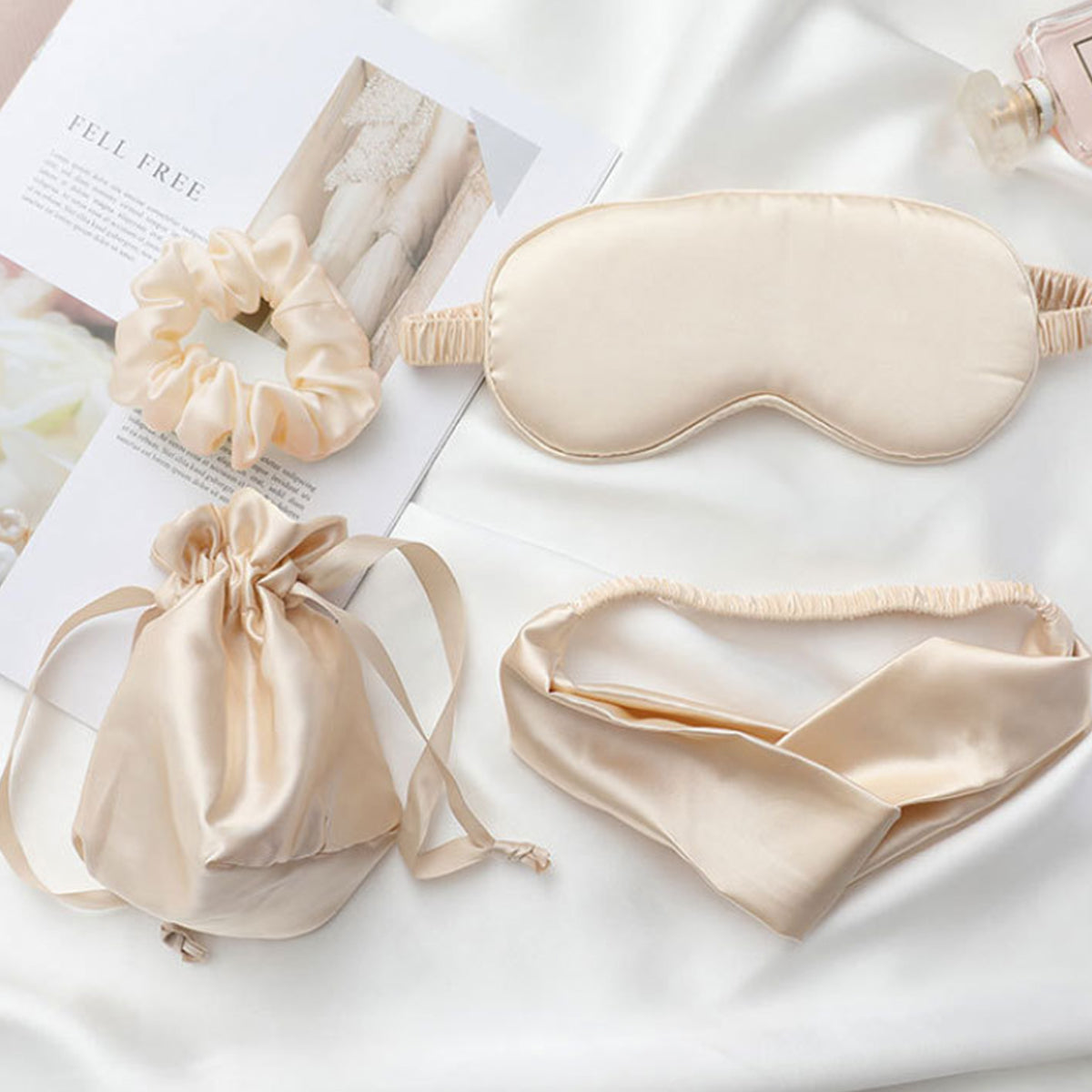 Beauty Siesta 4 In 1 Silky Set For Night Time Routine Vista Shops