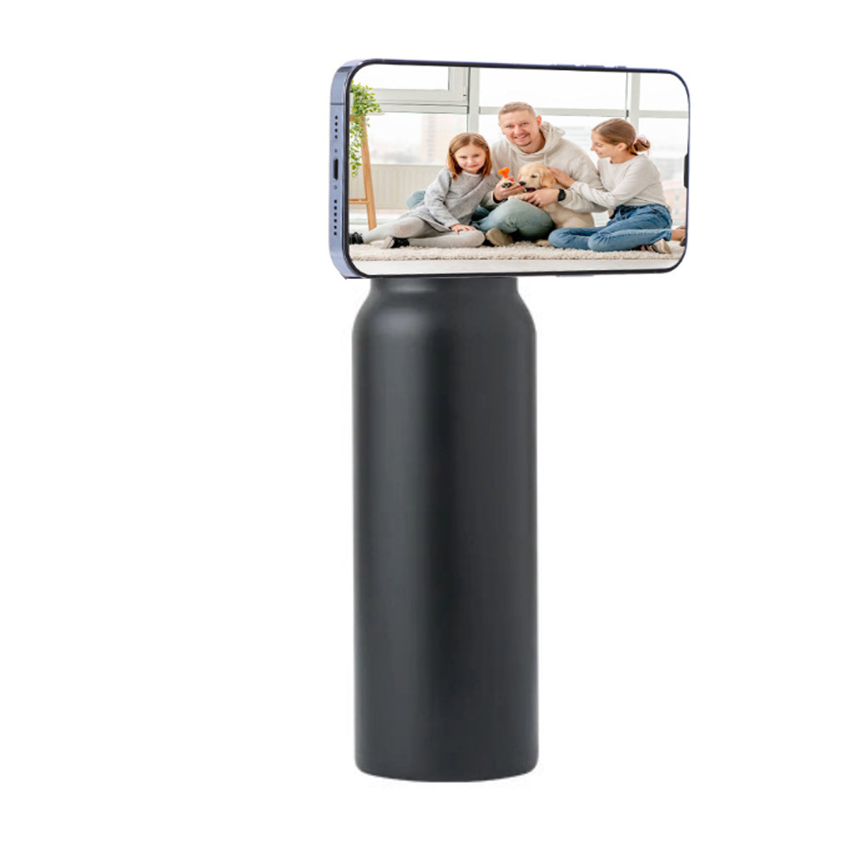 Aquaala Stick And Swivel Magnetic Cap Phone Holder Water Bottle