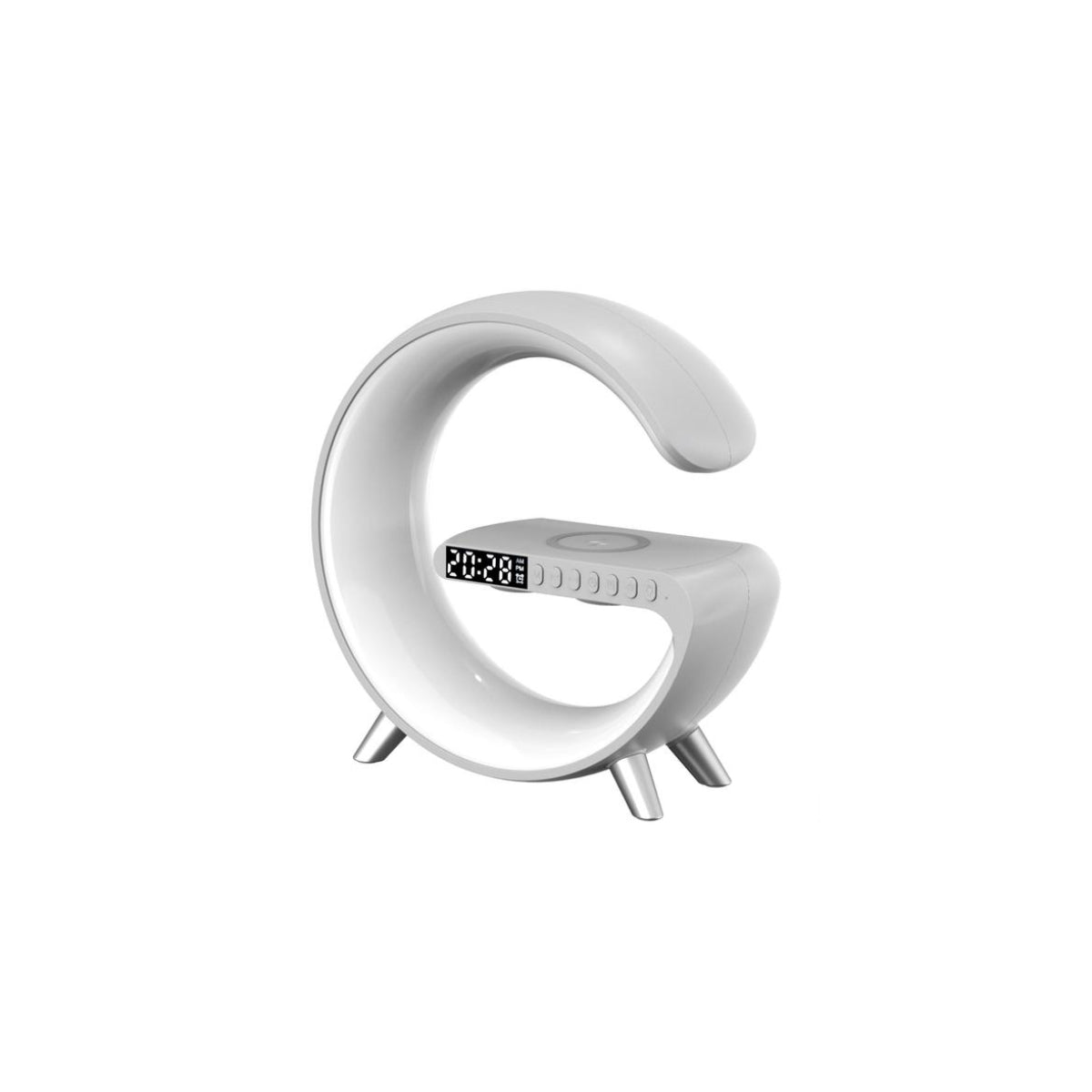 Mooncave Light Wireless Charger And Speaker With Clock Vista Shops