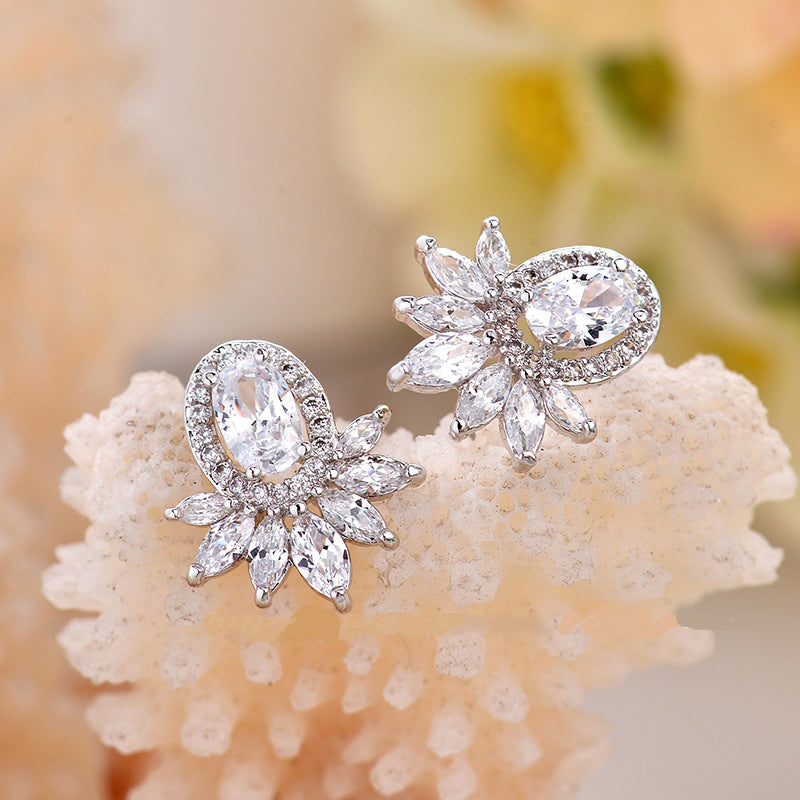 Luster Statement Stud Boutique Earrings Vista Shops