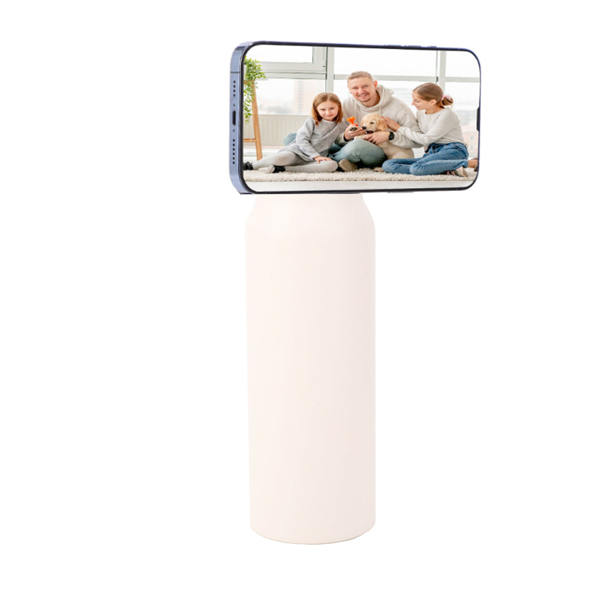 Aquaala Stick And Swivel Magnetic Cap Phone Holder Water Bottle
