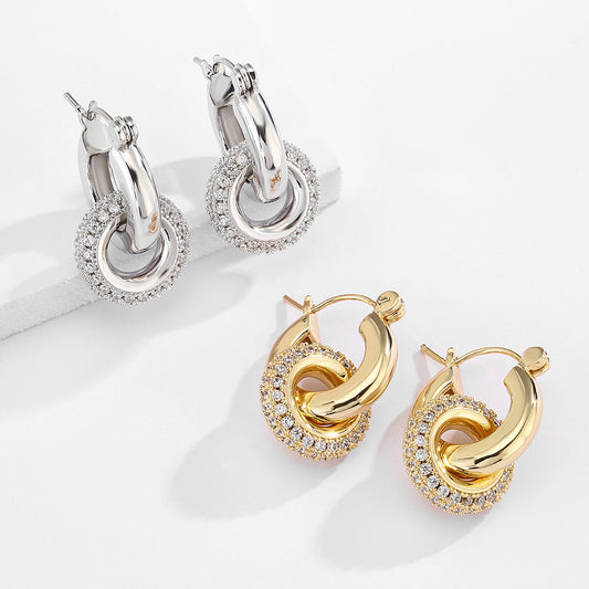 Diva Donut Loop Earrings Vista Shops