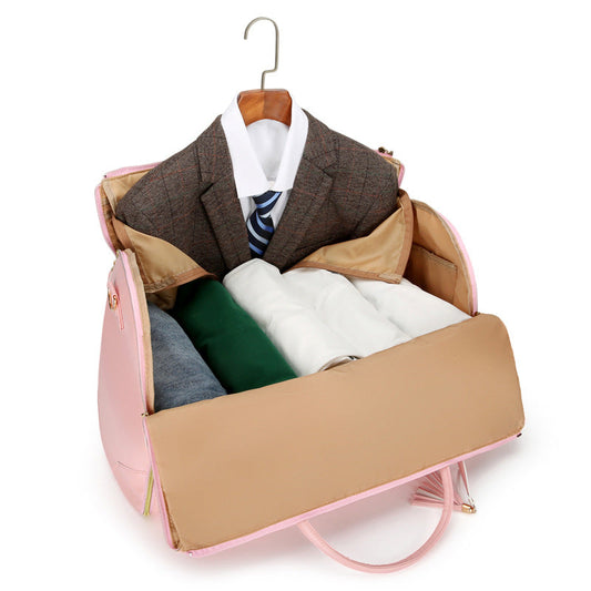 Lux Voyager Travel Ready No-Wrinkle Convertible Garment Duffel Bag Vista Shops